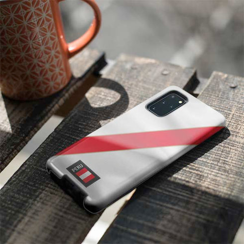 Peru Soccer Flag Galaxy S20 Plus Pro Case